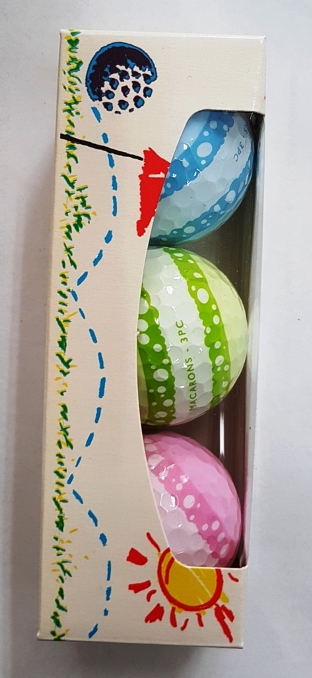 Vision Goker MACARON Golf Balls 3 Gift Pack
